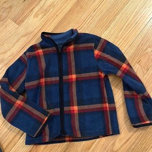 Boys plaid fleece